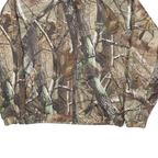 GAMEHIDE Womens Brown Nylon Outdoor Jacket M Zip Camouflage Hunting Wear