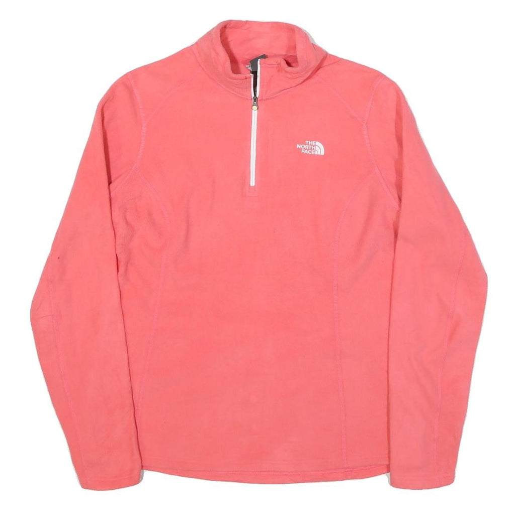 THE NORTH FACE Womens Coral Pink Plain Pullover Crew Neck Basic Knit L Outdoor
