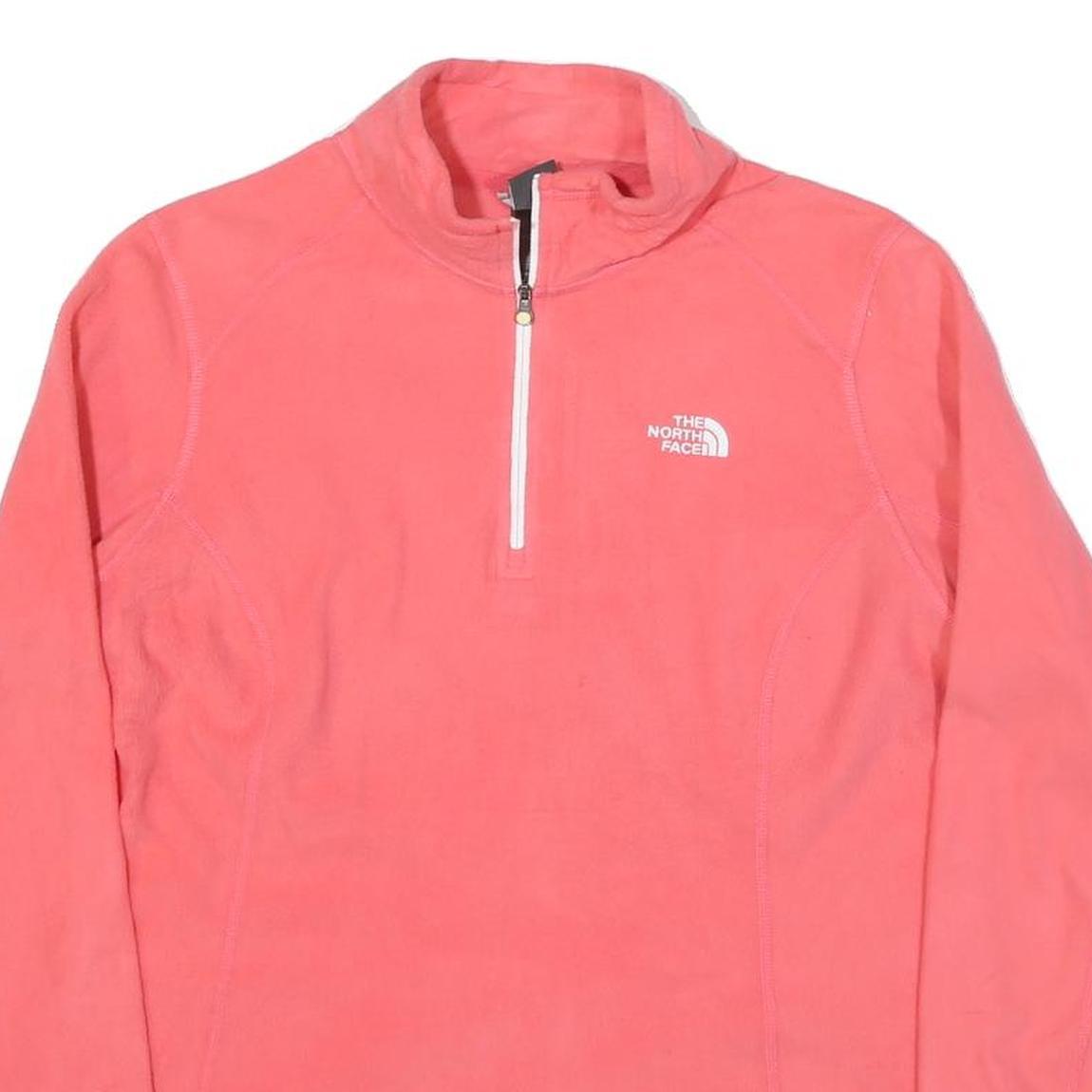 THE NORTH FACE Womens Coral Pink Plain Pullover Crew Neck Basic Knit L Outdoor