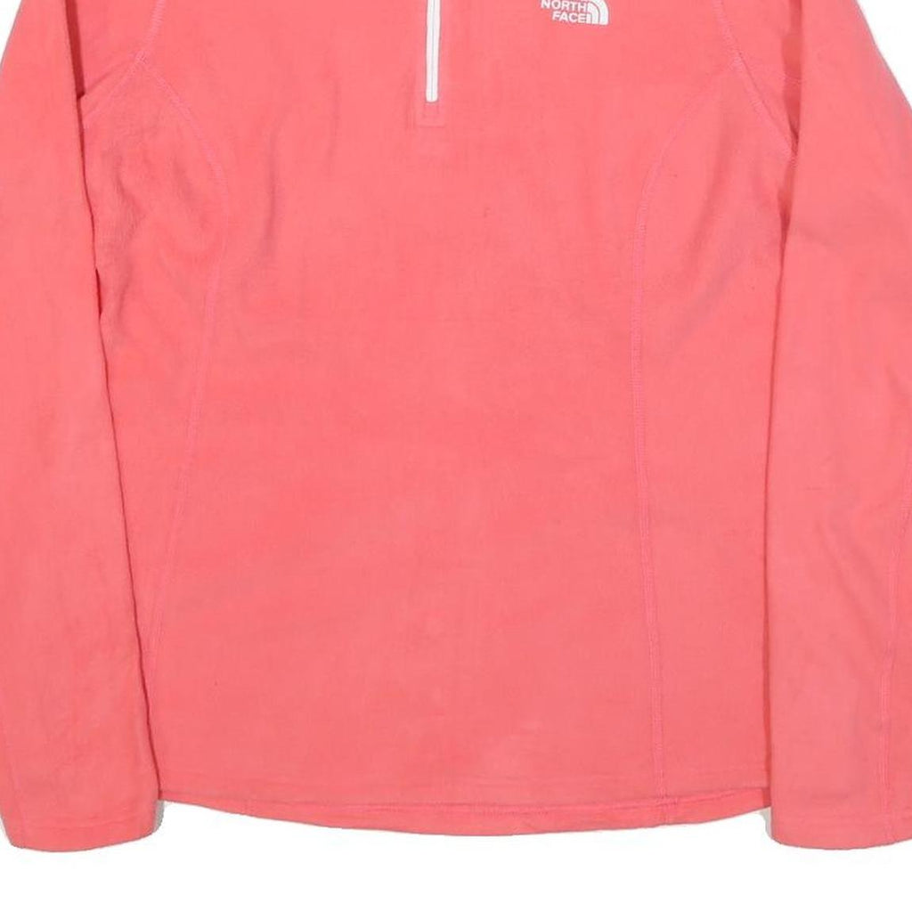 THE NORTH FACE Womens Coral Pink Plain Pullover Crew Neck Basic Knit L Outdoor
