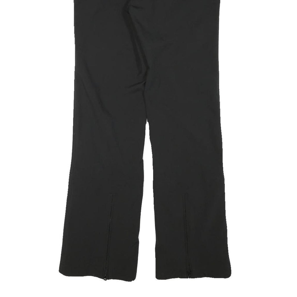 SUN VALLEY Lined Womens Black Regular Fit Trousers W32 L32 Zip Closure Smart