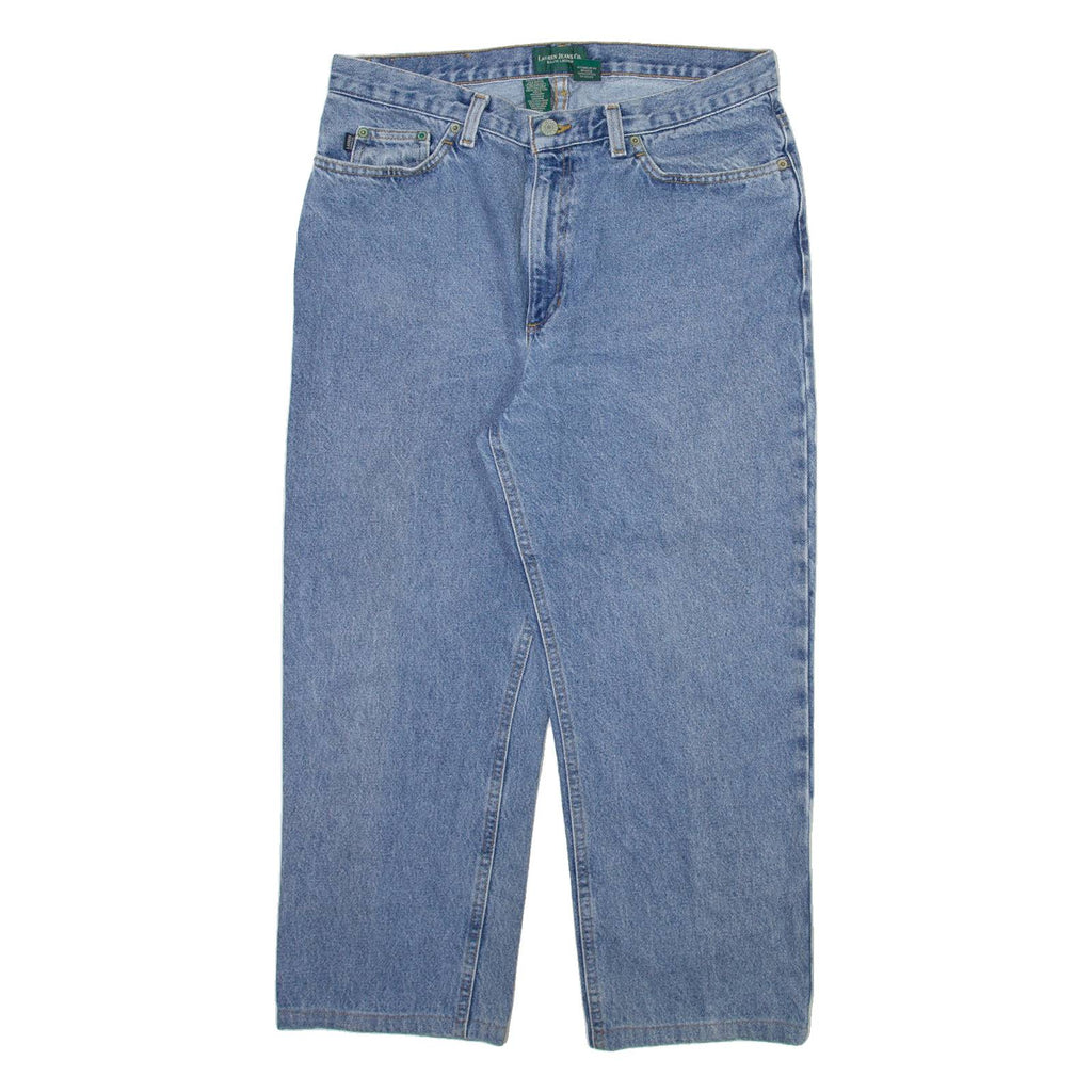 LAUREN RALPH LAUREN Womens Jeans Blue Relaxed Straight W32 L24