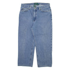 LAUREN RALPH LAUREN Womens Jeans Blue Relaxed Straight W32 L24