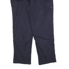 HALLYARD Mens Polyester Blend Navy Regular Fit Trousers W40 L32 Zip Closure