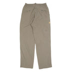 ALLSPORT Womens Beige Polyester Blend Regular Fit Straight Leg Trousers W28 L30