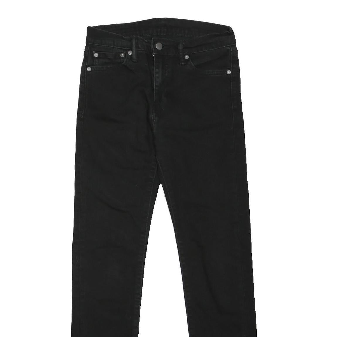 LEVI'S 501 Womens Jeans Black Slim Skinny Denim W28 L29 Classic Casual