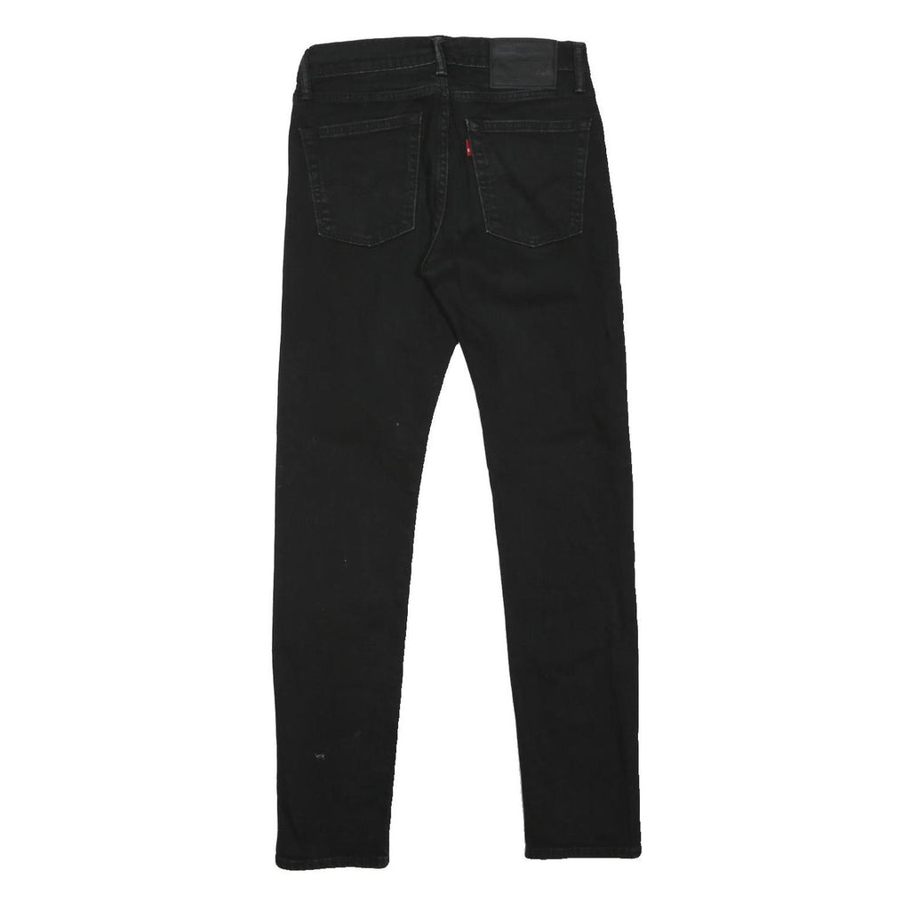 LEVI'S 501 Womens Jeans Black Slim Skinny Denim W28 L29 Classic Casual
