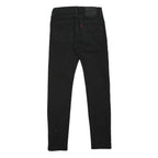 LEVI'S 501 Womens Jeans Black Slim Skinny Denim W28 L29 Classic Casual