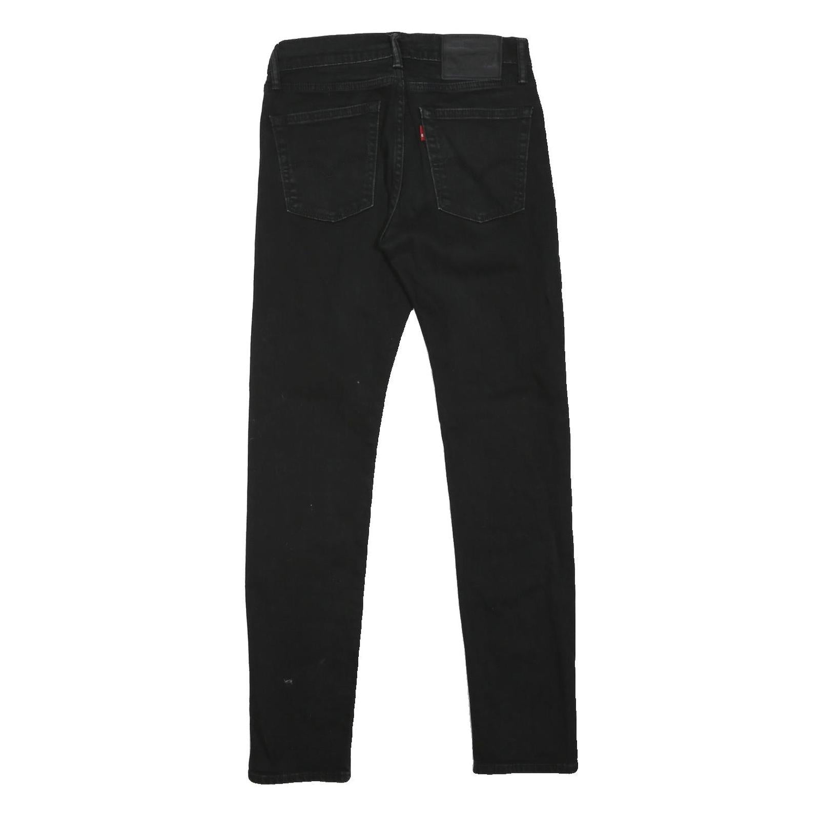LEVI'S 501 Womens Jeans Black Slim Skinny Denim W28 L29 Classic Casual