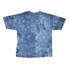 Mens Blue Tie Dye Eagle US Flag Graphic T-Shirt XL Short Sleeve Crew Neck