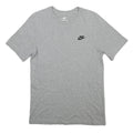 NIKE Mens Grey Classic T-Shirt S Short Sleeve Crew Neck Cotton Blend