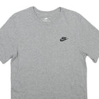 NIKE Mens Grey Classic T-Shirt S Short Sleeve Crew Neck Cotton Blend