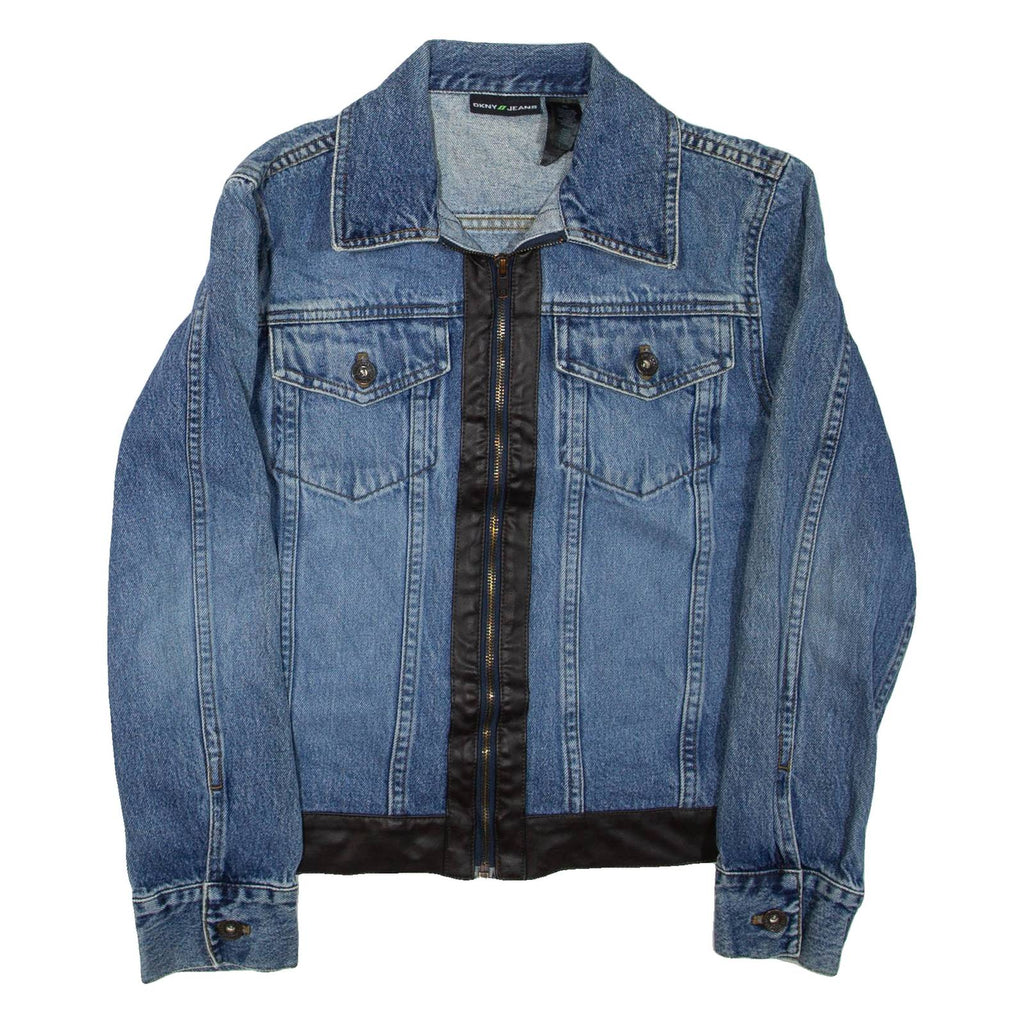 DKNY Womens Denim Jacket Blue XS