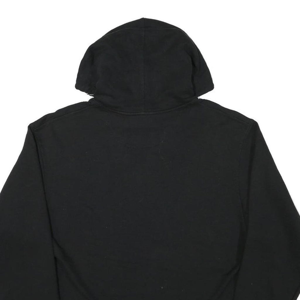 CHAMPION Mens Black Hoodie M Cotton Blend Pullover Logo Sweatshirt