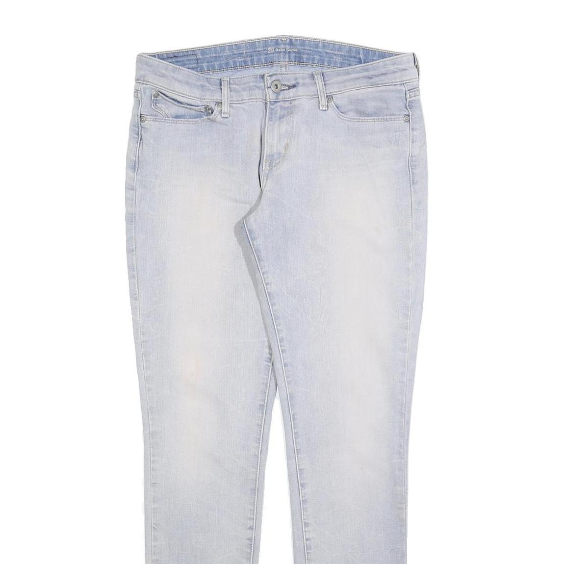 LEVI'S Womens Jeans Blue Slim Skinny Denim Light W29 L32 Stylish Comfort