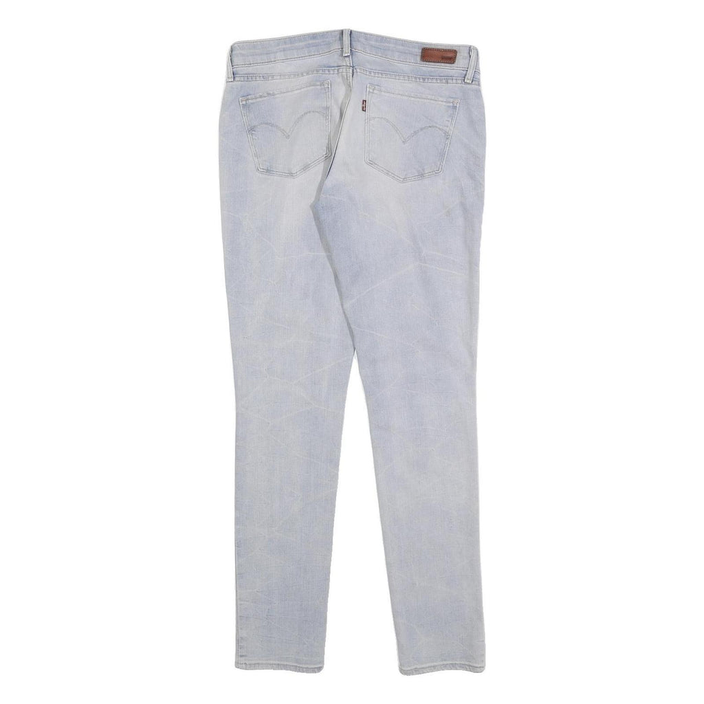 LEVI'S Womens Jeans Blue Slim Skinny Denim Light W29 L32 Stylish Comfort