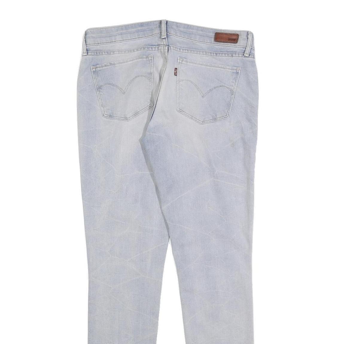 LEVI'S Womens Jeans Blue Slim Skinny Denim Light W29 L32 Stylish Comfort