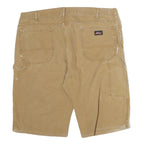 DICKIES Mens Shorts Beige Casual XL W40 Cotton Workwear Paint Splatter