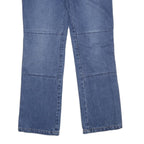 IICON Womens Jeans Blue Regular Straight Denim Medium W36 L32 Stylish Label