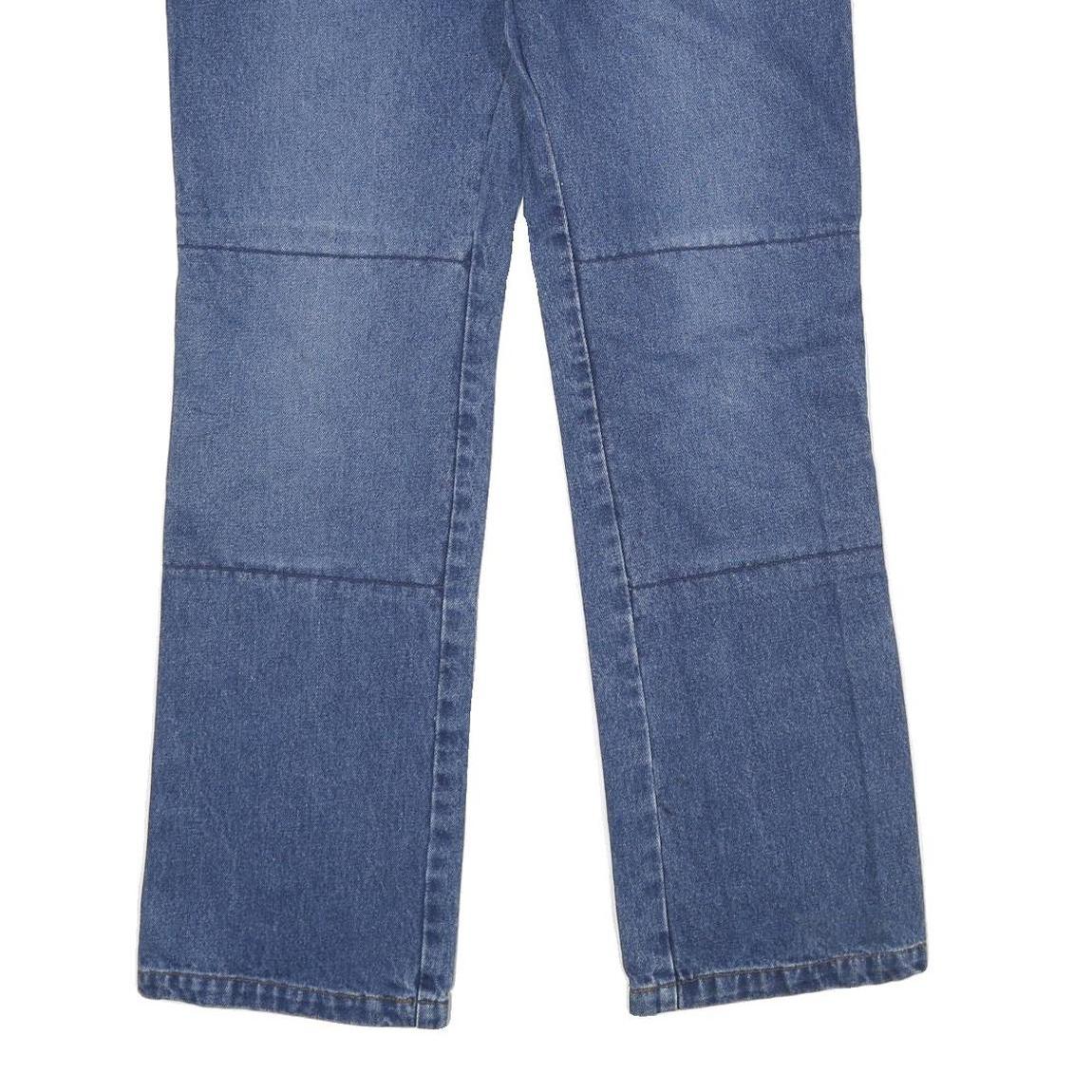 IICON Womens Jeans Blue Regular Straight Denim Medium W36 L32 Stylish Label