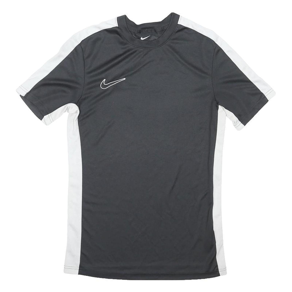 NIKE Mens Black & White Modern T-Shirt S Short Sleeve Crew Neck Sportswear