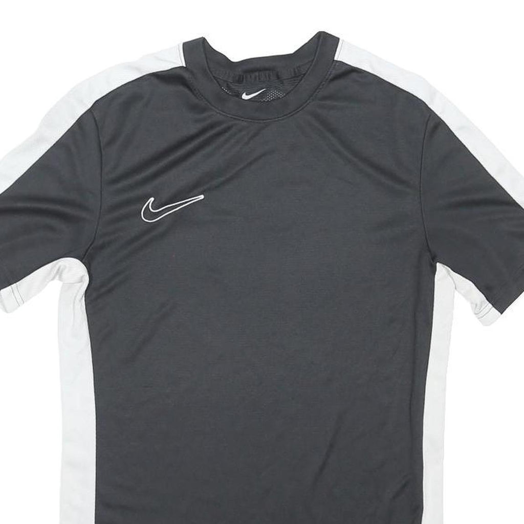 NIKE Mens Black & White Modern T-Shirt S Short Sleeve Crew Neck Sportswear