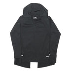 NEW BALANCE Womens Black Hoodie S Reflective Detail Pullover Lightweight