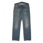 LEVI'S 505 Mens Jeans Blue Regular Straight Denim Medium W30 L30 Classic Fit Zip