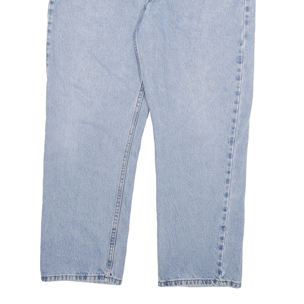 DICKIES Mens Regular Fit Blue Denim Jeans Cotton Blend Zip W36 L27 Classic