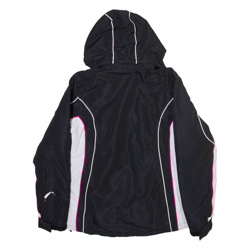 NEVICA Womens Rain Jacket Black Hooded UK 8