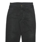 DICKIES Mens Jeans Black Relaxed Straight Denim Medium W30 L24 Workwear Pants