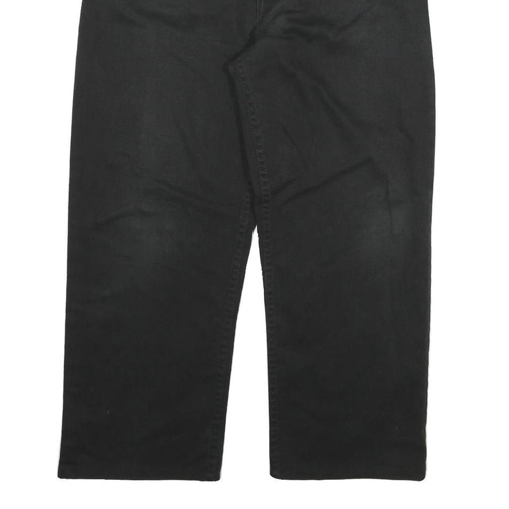 DICKIES Mens Jeans Black Relaxed Straight Denim Medium W30 L24 Workwear Pants