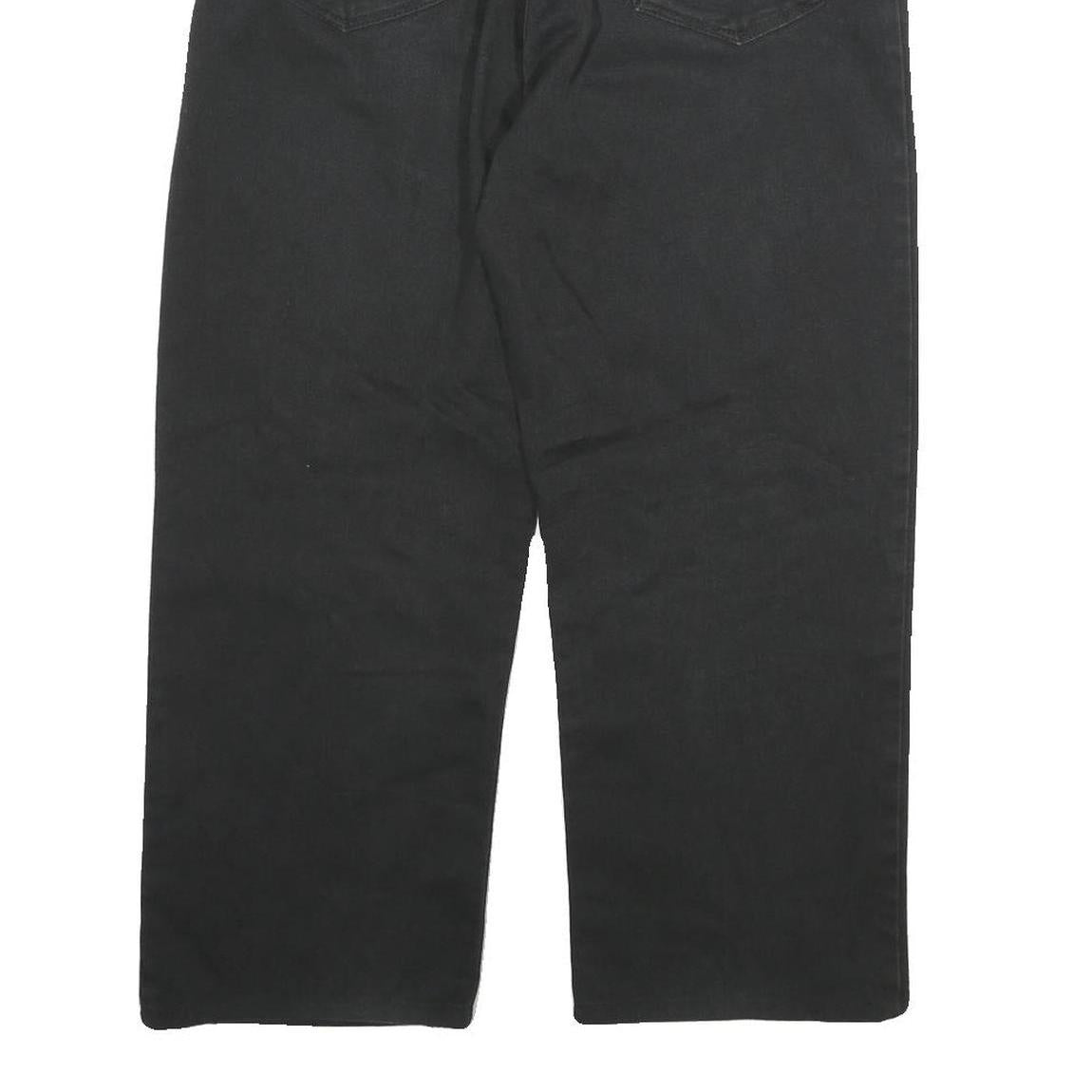 DICKIES Mens Jeans Black Relaxed Straight Denim Medium W30 L24 Workwear Pants