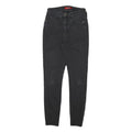 GUESS Womens Slim Fit Black Denim Skinny Jeans Cotton Blend Zip W22 L25