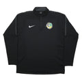 NIKE Mens Black 1/4 Zip XL Sports Sweatshirt Polyester Blend Training Top