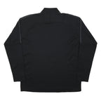 NIKE Mens Black 1/4 Zip XL Sports Sweatshirt Polyester Blend Training Top