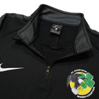 NIKE Mens Black 1/4 Zip XL Sports Sweatshirt Polyester Blend Training Top