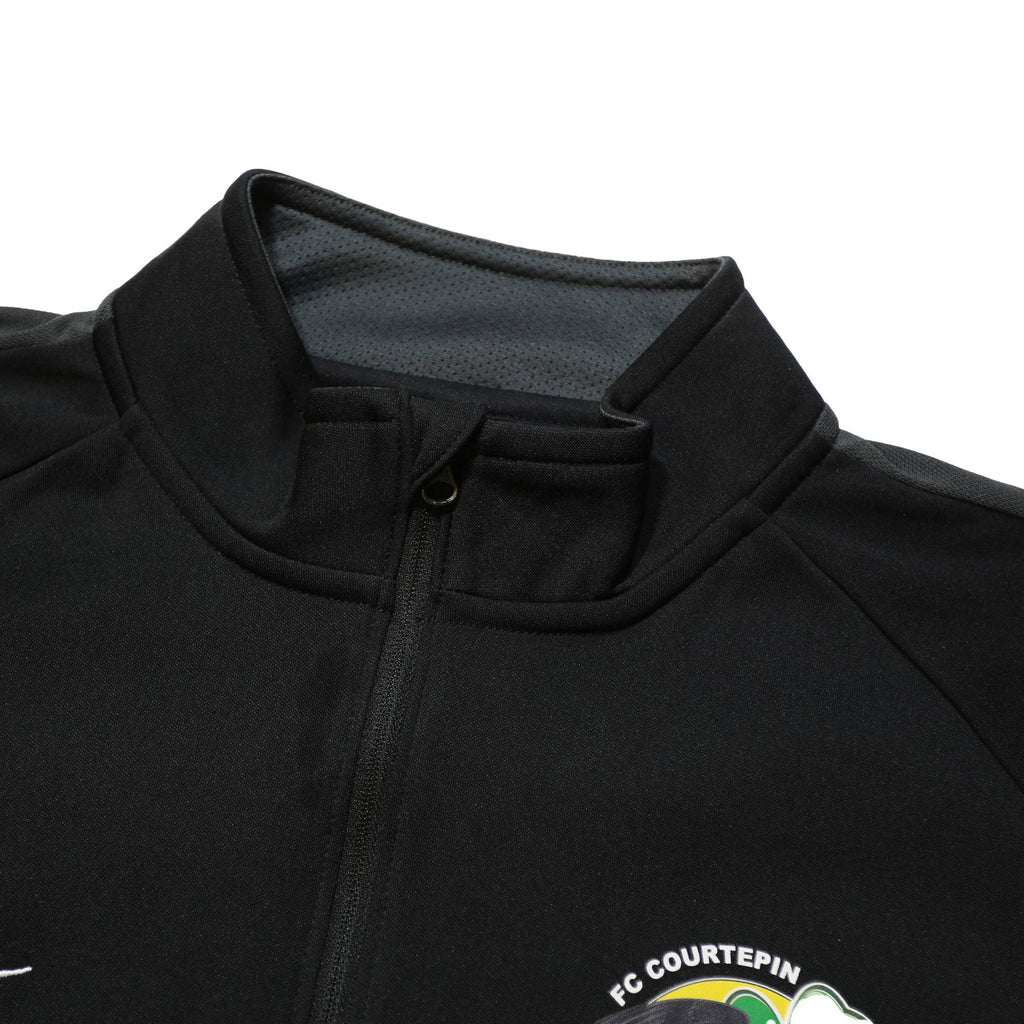 NIKE Mens Black 1/4 Zip XL Sports Sweatshirt Polyester Blend Training Top