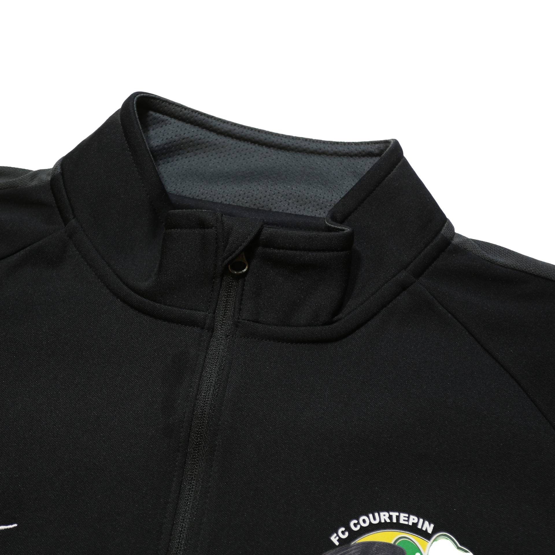 NIKE Mens Black 1/4 Zip XL Sports Sweatshirt Polyester Blend Training Top
