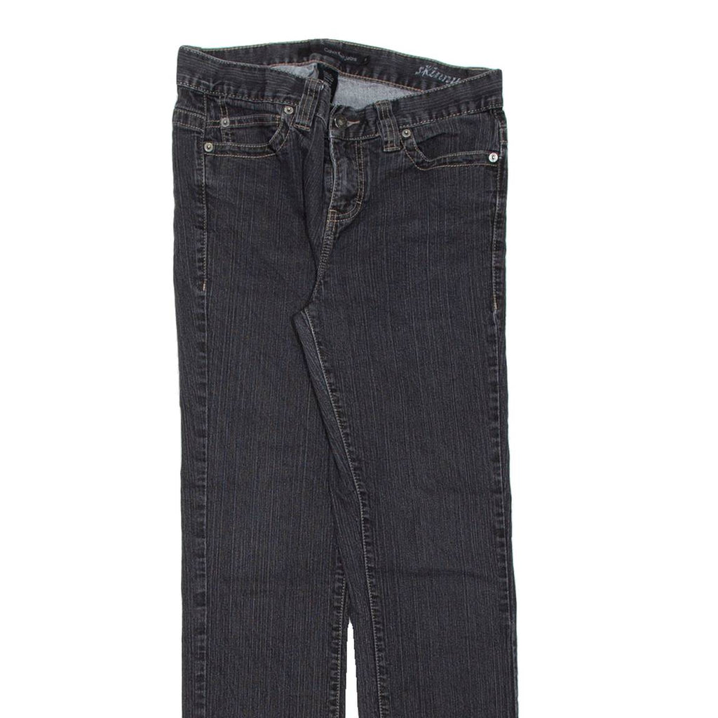 CALVIN KLEIN JEANS Womens Jeans Black Slim Straight W31 L30