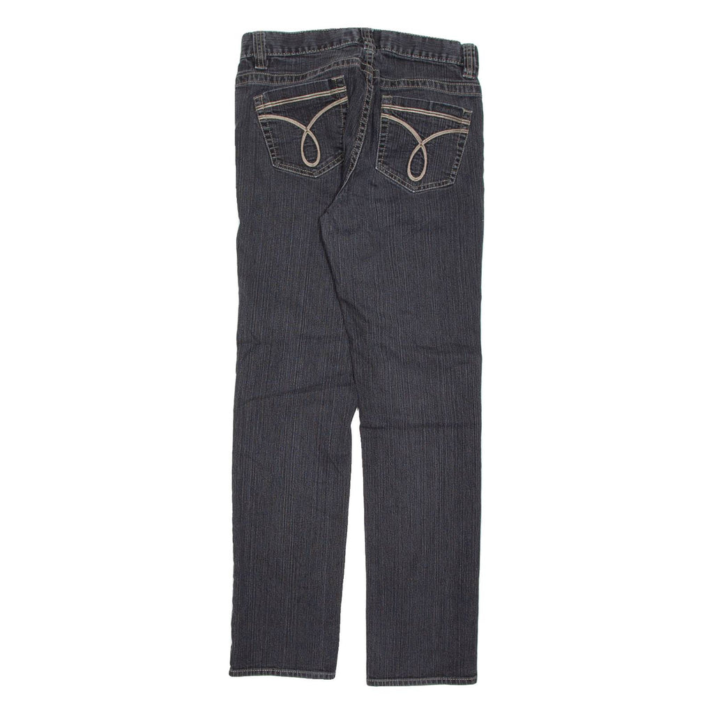 CALVIN KLEIN JEANS Womens Jeans Black Slim Straight W31 L30