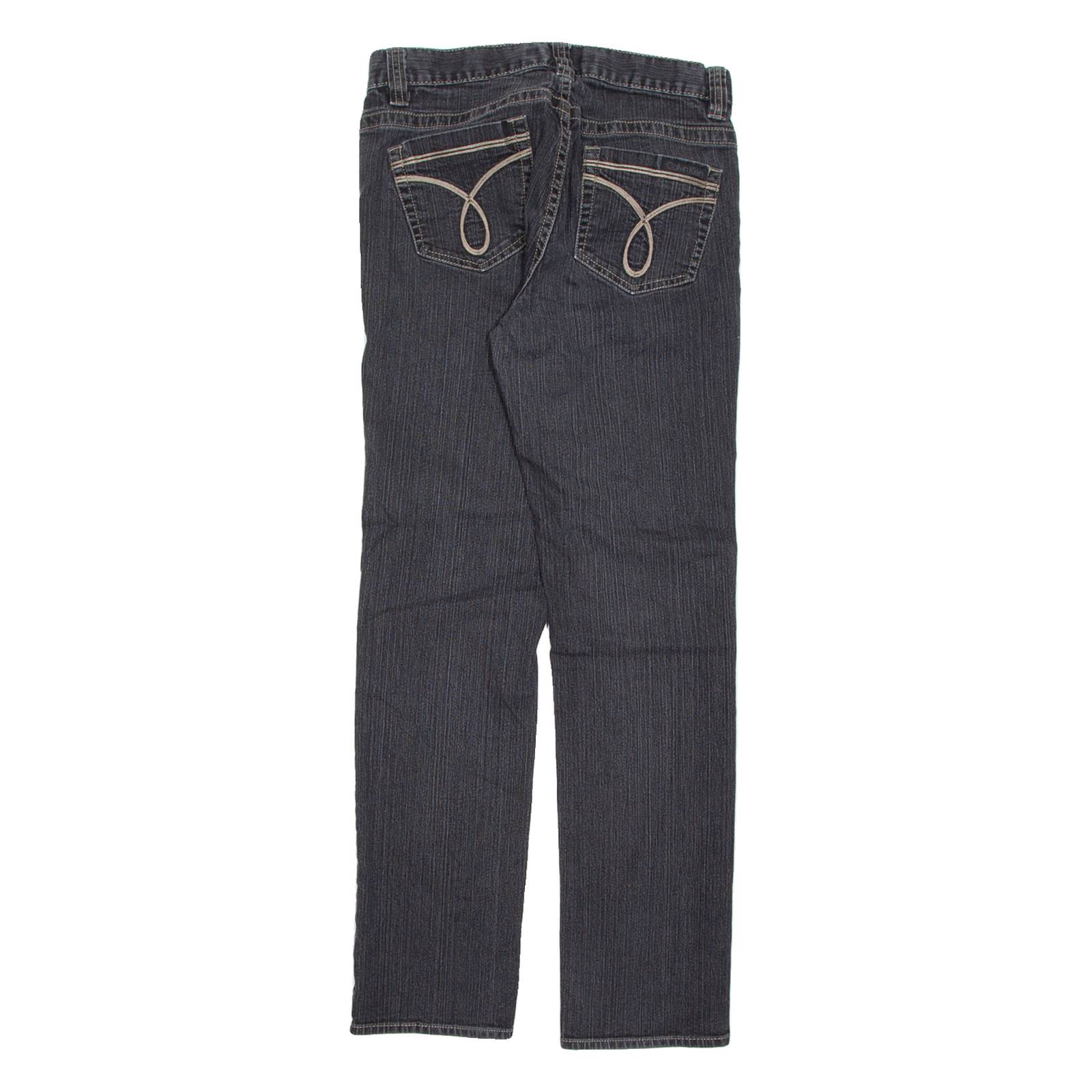 CALVIN KLEIN JEANS Womens Jeans Black Slim Straight W31 L30