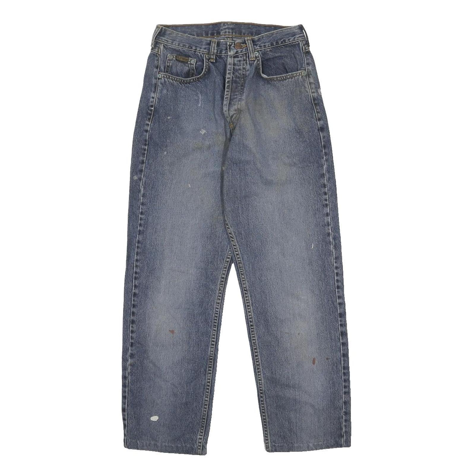 WRANGLER Womens Blue Relaxed Jeans Denim Fair W26 L27 Classic Button Fastening