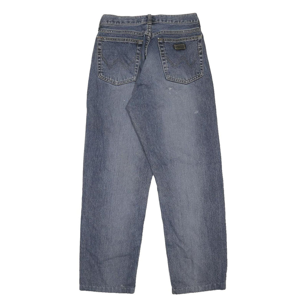 WRANGLER Womens Blue Relaxed Jeans Denim Fair W26 L27 Classic Button Fastening