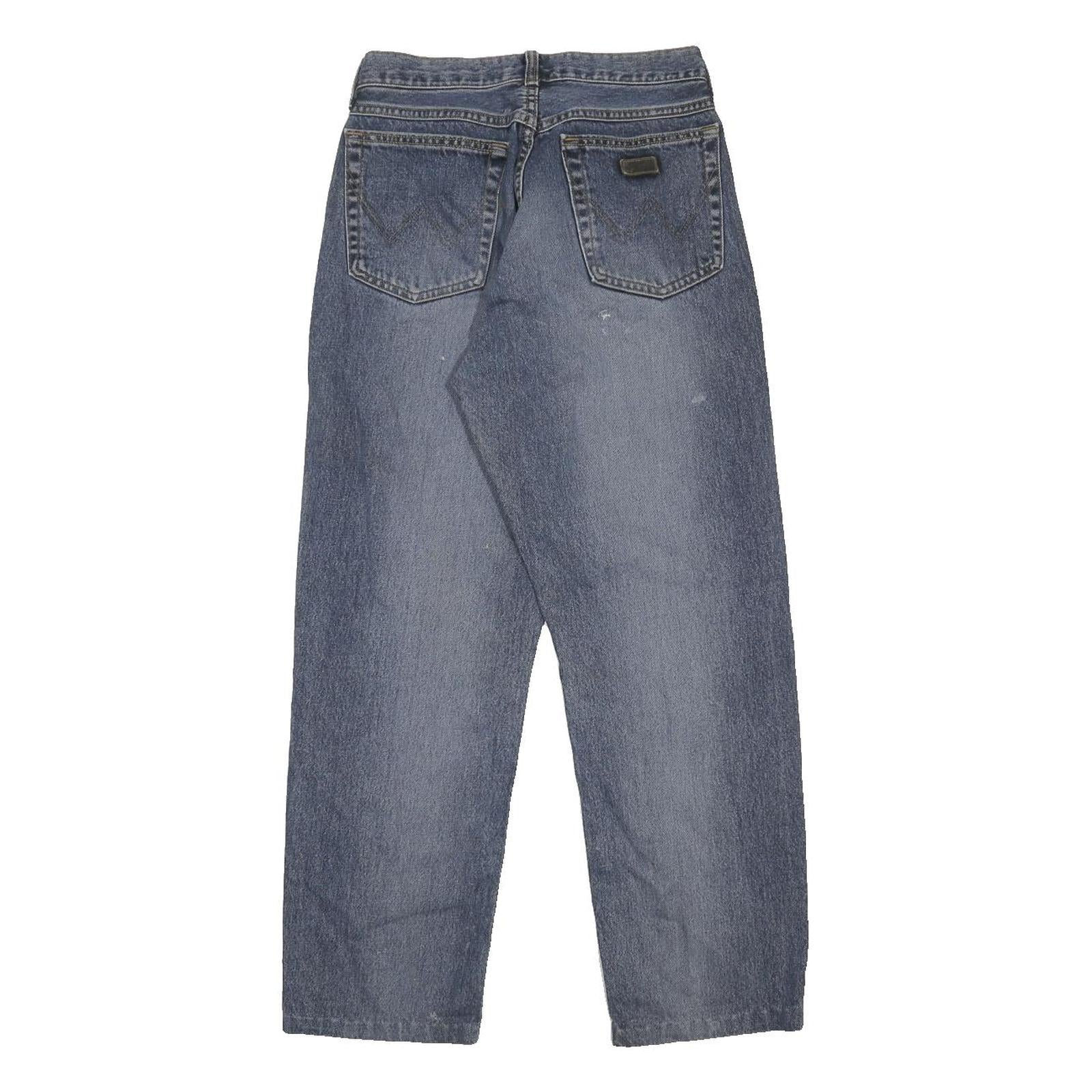 WRANGLER Womens Blue Relaxed Jeans Denim Fair W26 L27 Classic Button Fastening