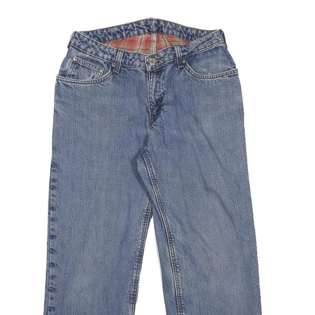 CARHARTT Lined Womens Jeans Blue Relaxed Straight Denim Medium W29 L26 Durable