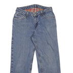 CARHARTT Lined Womens Jeans Blue Relaxed Straight Denim Medium W29 L26 Durable