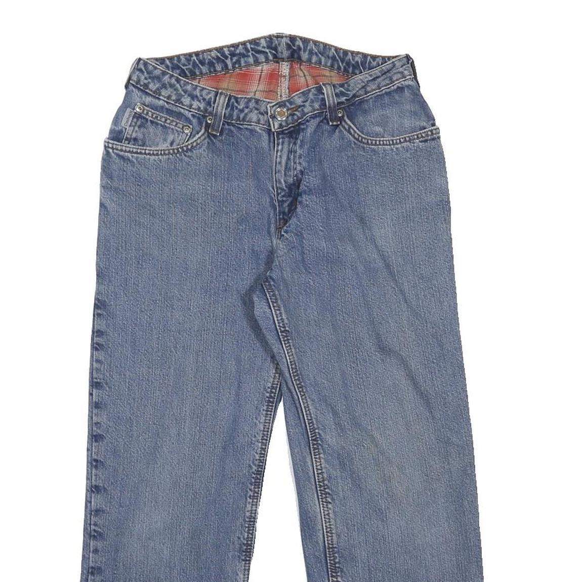 CARHARTT Lined Womens Jeans Blue Relaxed Straight Denim Medium W29 L26 Durable