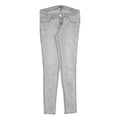 LEVI'S Womens Slim Grey Denim Skinny Jeans Cotton Blend W30 L32 Zip Fastening
