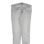 LEVI'S Womens Slim Grey Denim Skinny Jeans Cotton Blend W30 L32 Zip Fastening